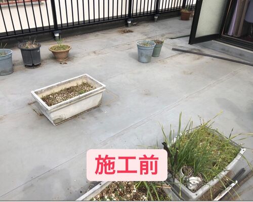 板橋区　屋上防水　施工前
