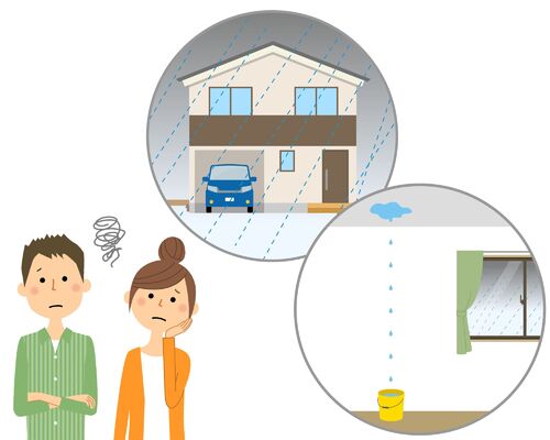 気になる雨漏り、原因は一体どんなところに？