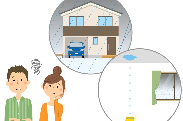 気になる雨漏り、原因は一体どんなところに？